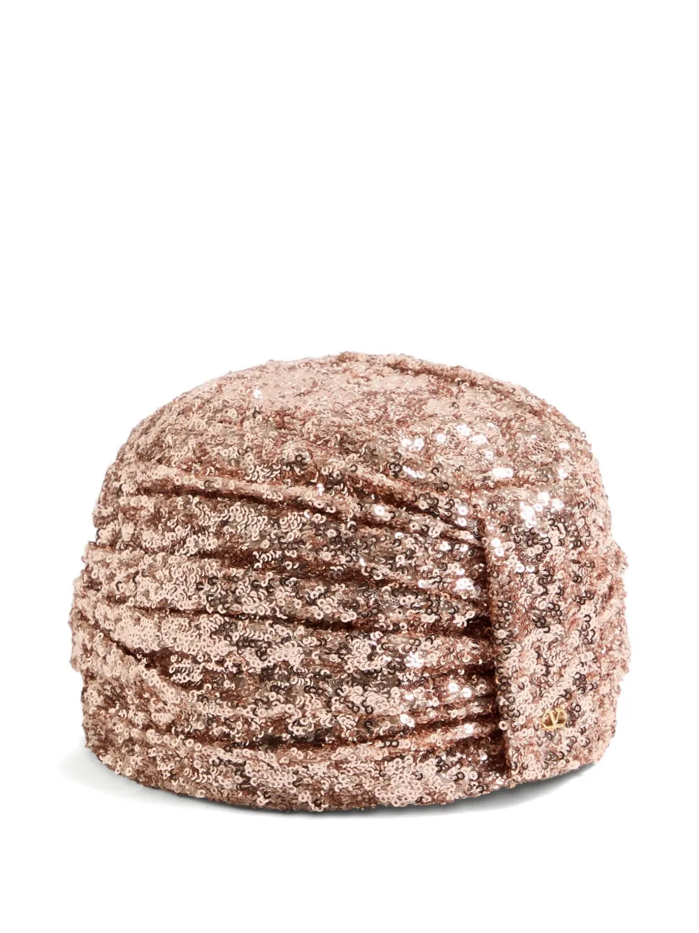 

Драпированная повязка на голову с пайетками Valentino Garavani, нейтральный