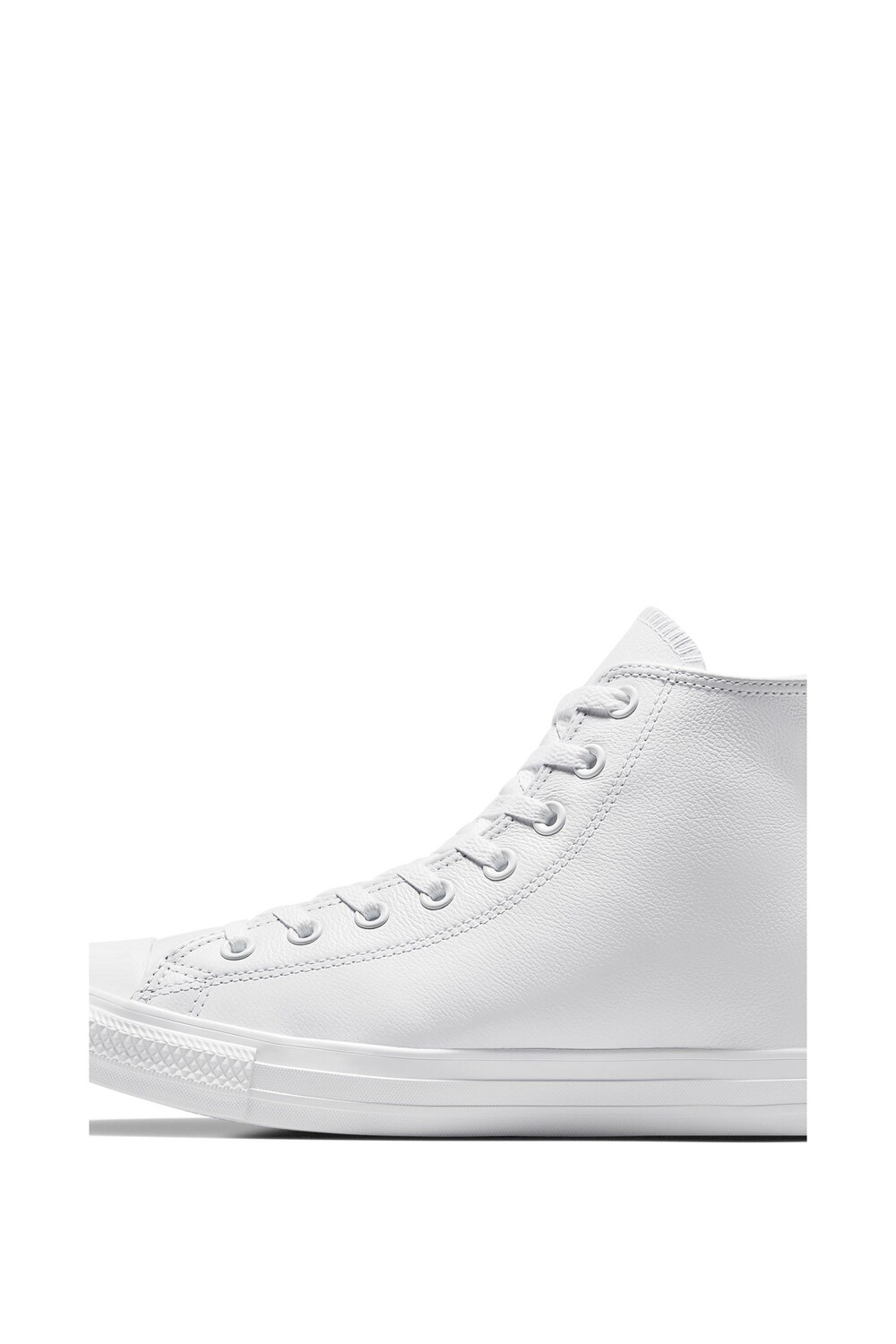 Кожаные высокие кроссовки Chuck Taylor Converse, белый — фото 3