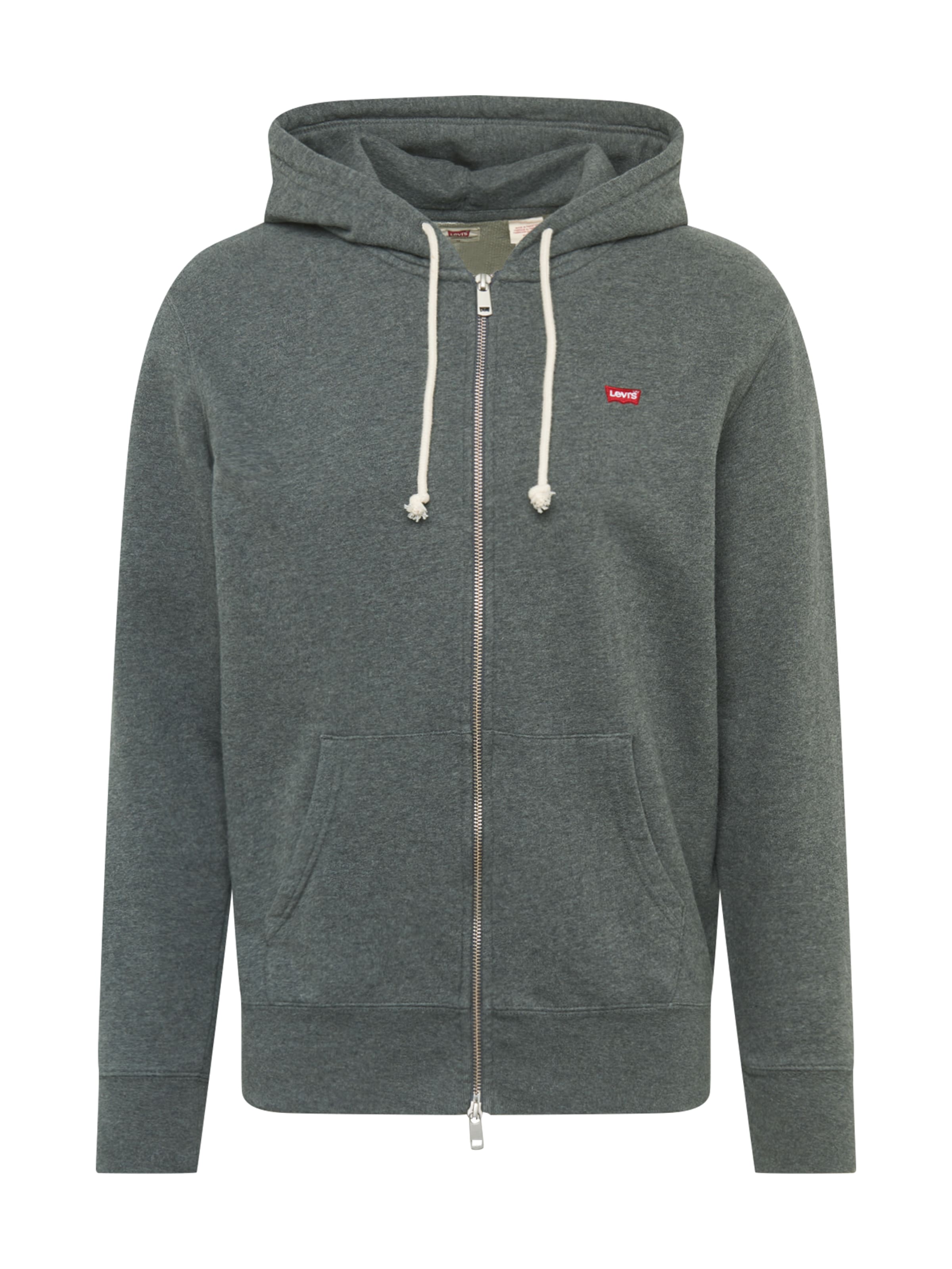 

LEVI'S Регулярный худи с молнией 'Original Zip-Up Hoodie' в цвете Muddy
