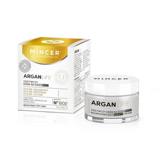 

Крем питательный дневной и ночной №802, 50 мл Mincer Pharma, ArganLife 50+