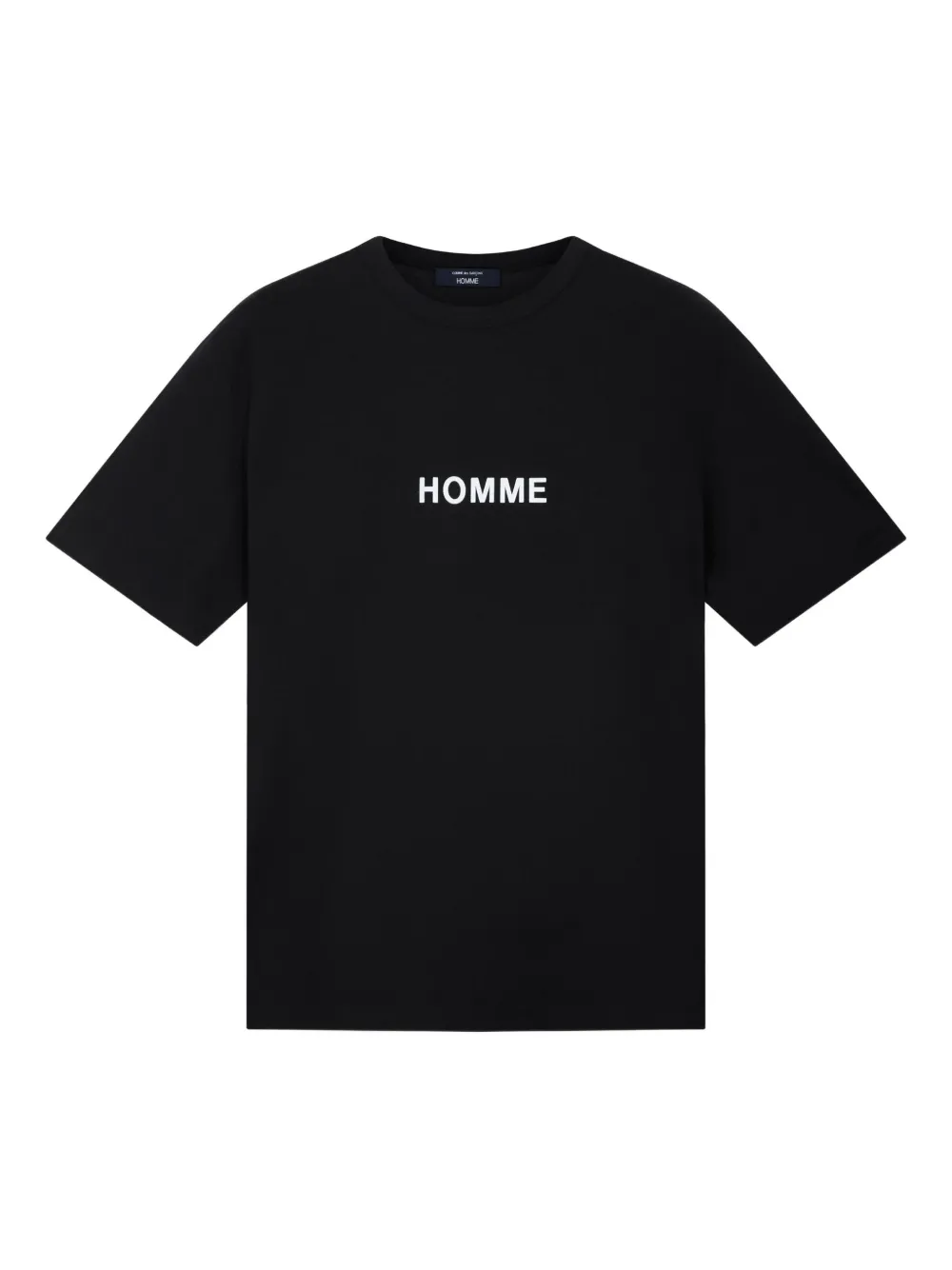

Футболка с принтом-слоганом Comme des Garçons Homme, черный