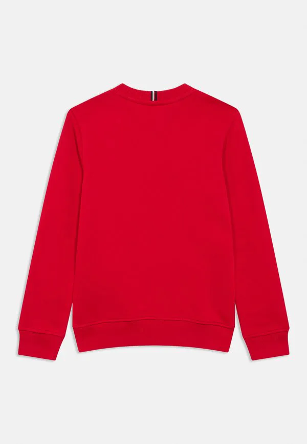 Толстовка с круглым вырезом и аппликацией в виде флага наследия. Tommy Hilfiger, Primary Red — фото 2