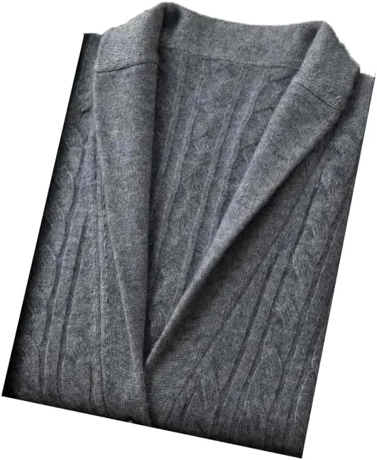 

Мужской кардиган V-образным вырезом из шерсти