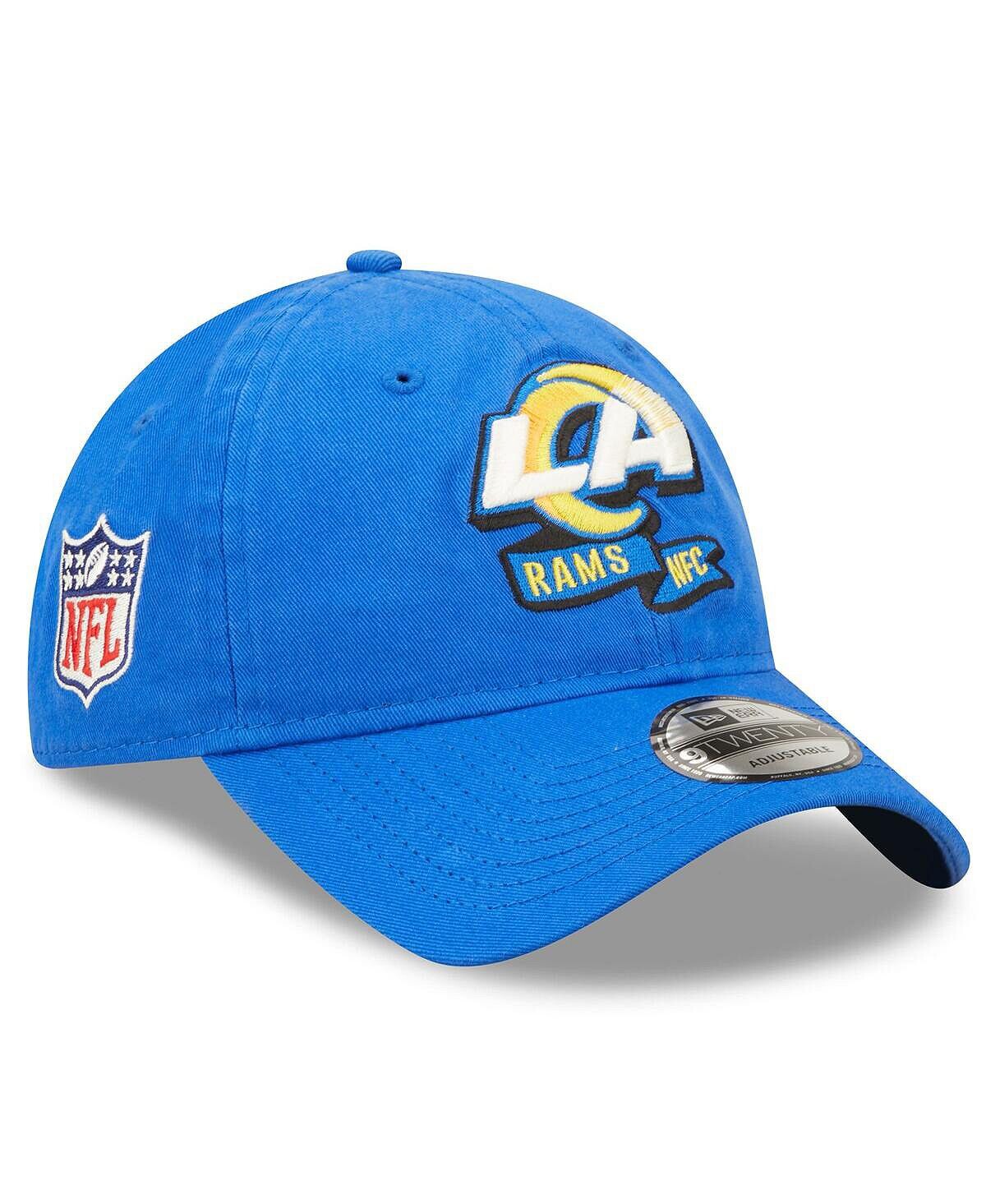 

Мужская регулируемая кепка Royal Los Angeles Rams OTC 2022 Sideline 9TWENTY New Era