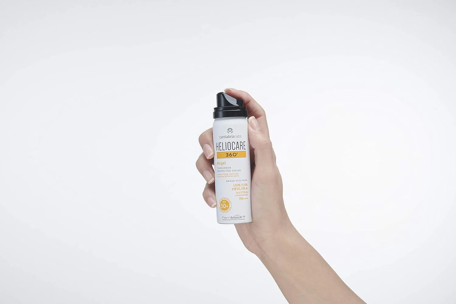Солнцезащитный флюид-айргель «360º SPF 50+ FLUIDO AIRGEL» от Heliocare Cantabria Labs — фото 4