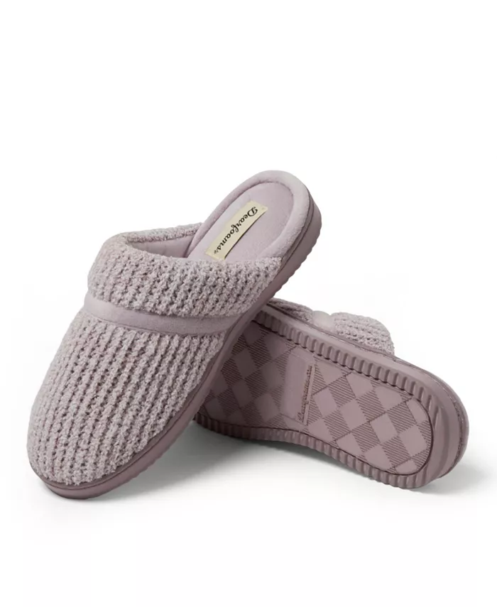 Женские тапочки-шлепанцы Serena Marled Chenille Dearfoams, фиолетовый — фото 2