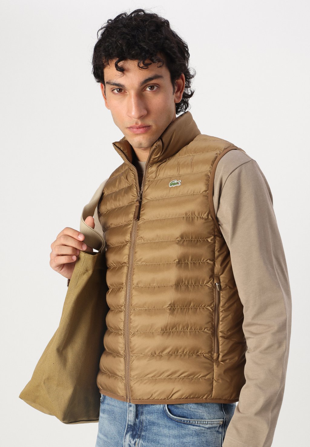 

Жилет Lacoste, песочный