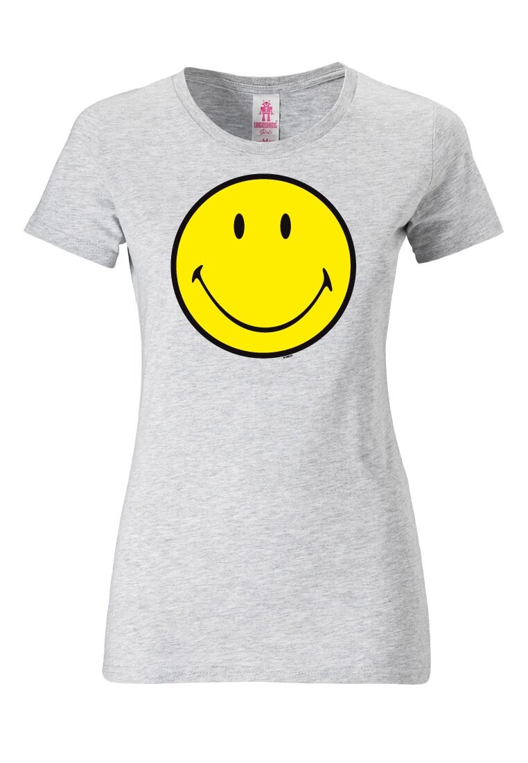 

Футболка с принтом T-SHIRT ORIGINAL SMILEY FACE LOGOSHIRT, цвет Mottled Grey