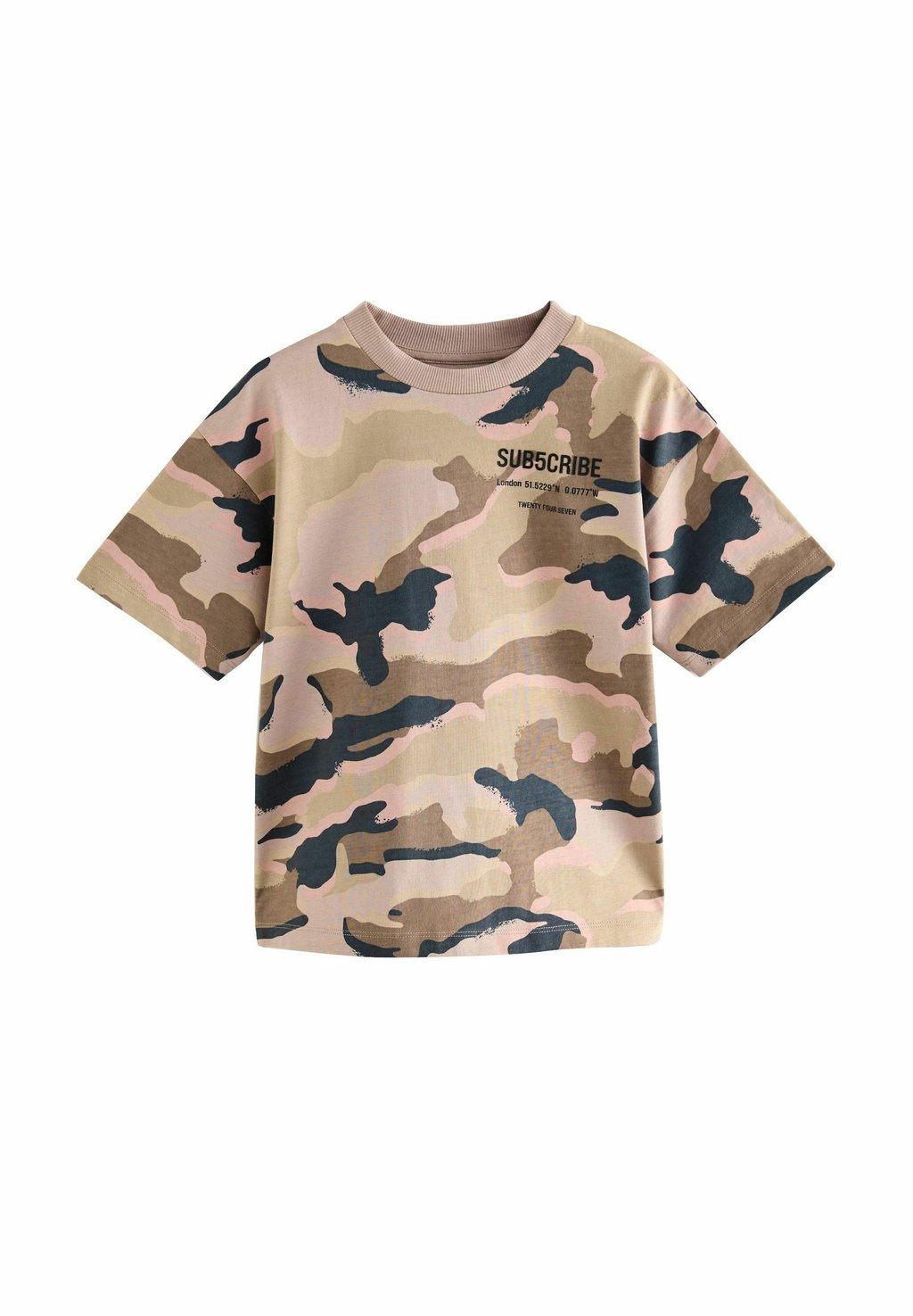 

Футболка с принтом SHORT SLEEVE GRAPHIC STANDARD Next, зеленый