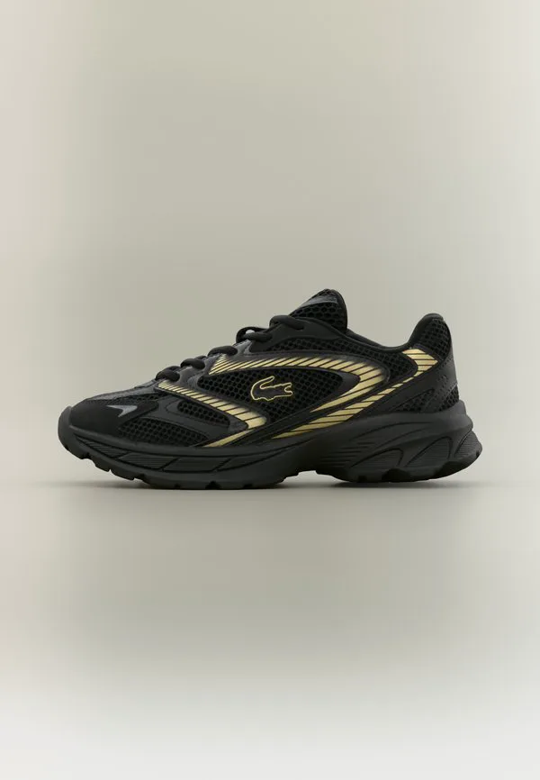 Детские кроссовки junior l003 neo shot laces унисекс Lacoste, Black/Gold-Coloured