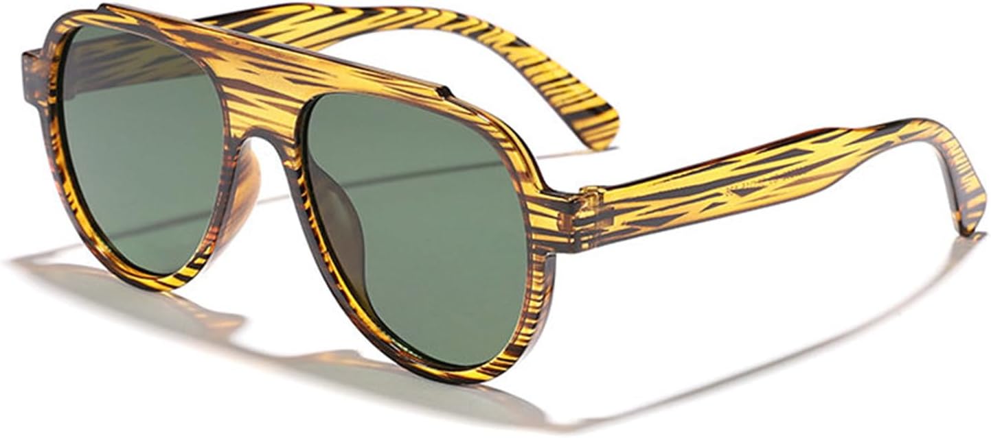 

Солнцезащитные очки Helena Retro Pilot для женщин, модные, увеличенного размера, дизайнерские, с градиентным переходом цвета, защита от УФ-излучения UV400. Солнцезащитные очки для мужчин, трендовые, овальной формы, C6