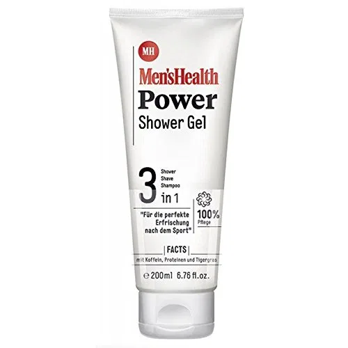 Мужской гель для душа 3 в 1 «Power Shower Gel» 200 мл от Men's Health Men'S Health