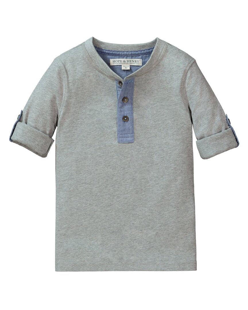 

Трикотажная рубашка Hope & Henry Hope & Henry, серый