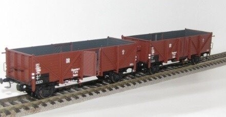

Exact-Train, Набор из 3-х полувагонов Omm34 Exact, коллекционная модель, 14+