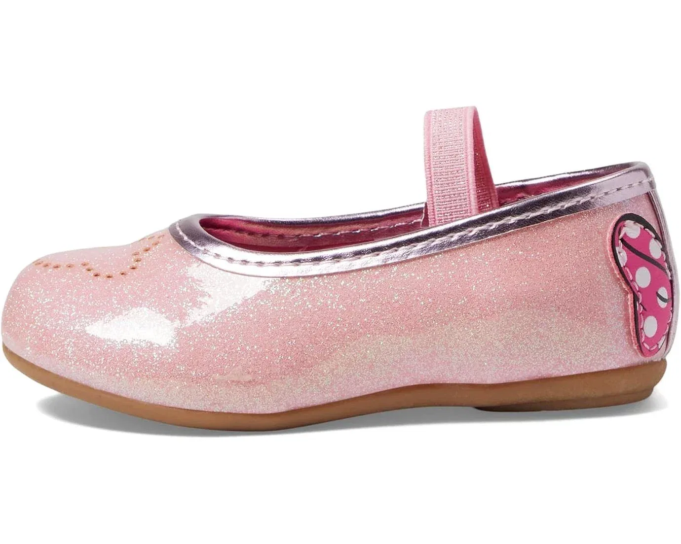 Балетки Josmo Minnie Dress Flats, розовые, с круглым носком, модель Мэри Джейн, ZAP1922 — фото 2