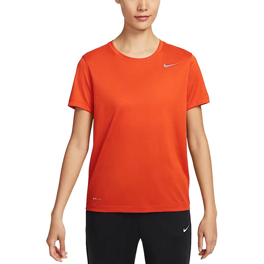 

Футболка Dri Fit женская university orange Nike, оранжевый