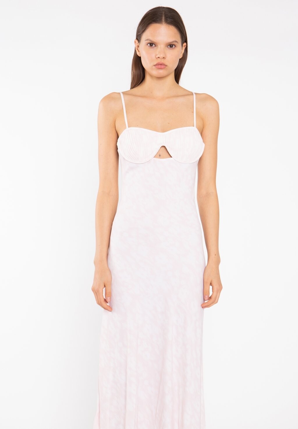 

Платье макси BLURRED PRINT Glamorous, розовый