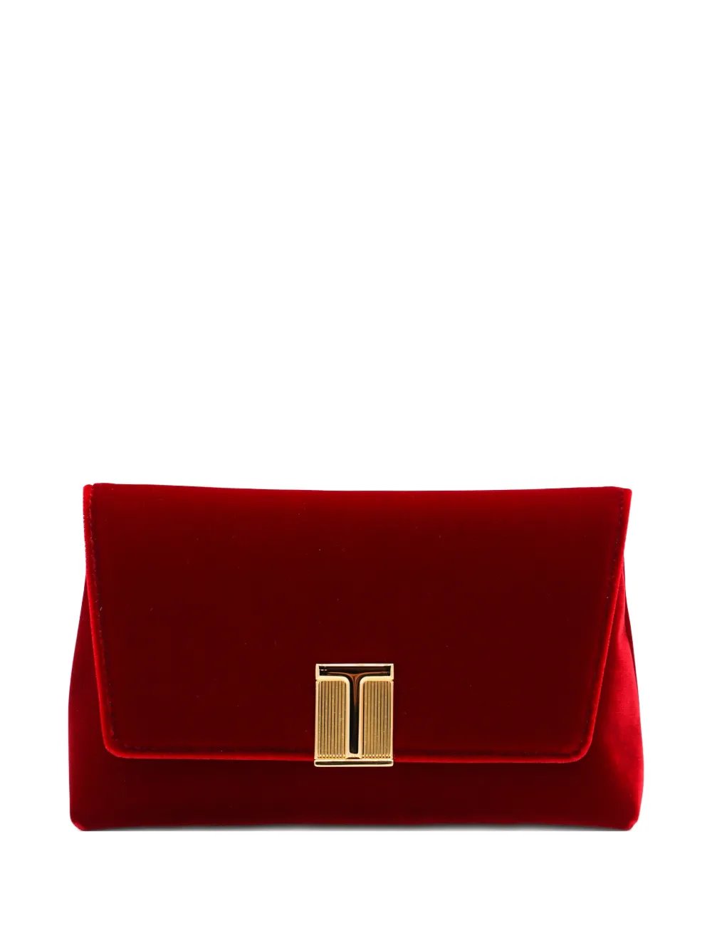 

Бархатный клатч TOM FORD, красный