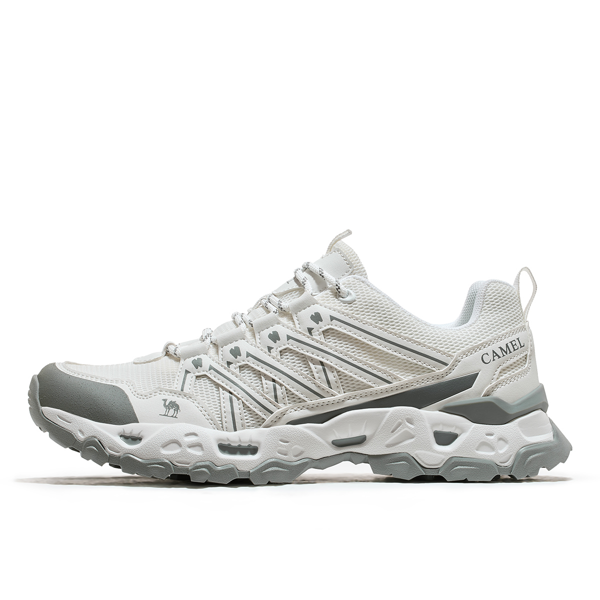 

CAMEL Абразивостойкие противоскользящие треккинговые ботинки мужские white gray