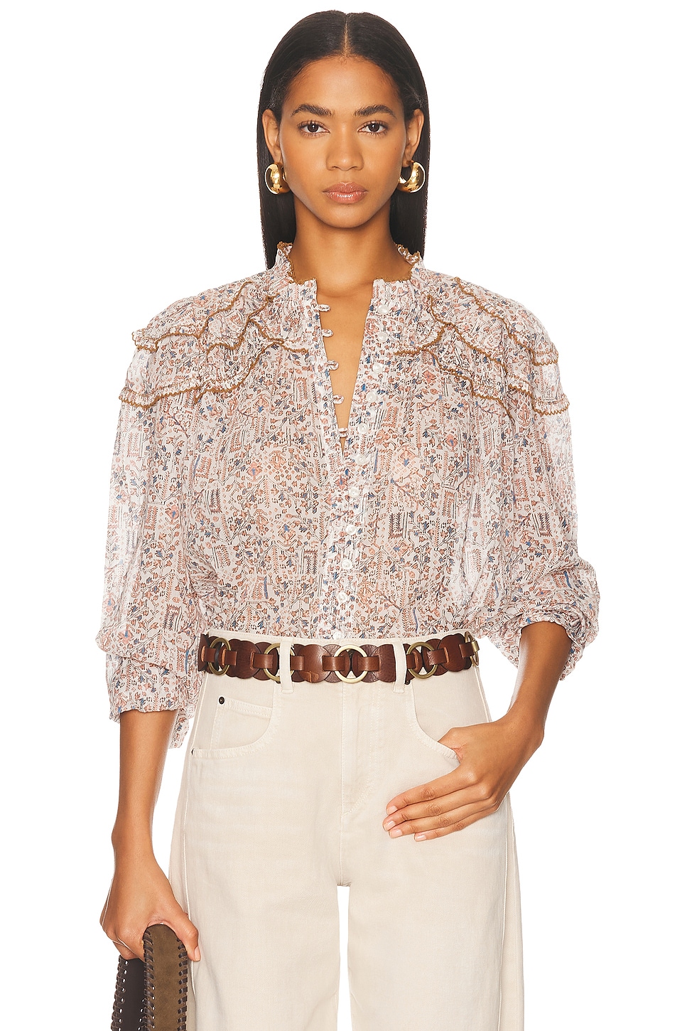 

Christa Топ Isabel Marant Etoile, ECRU