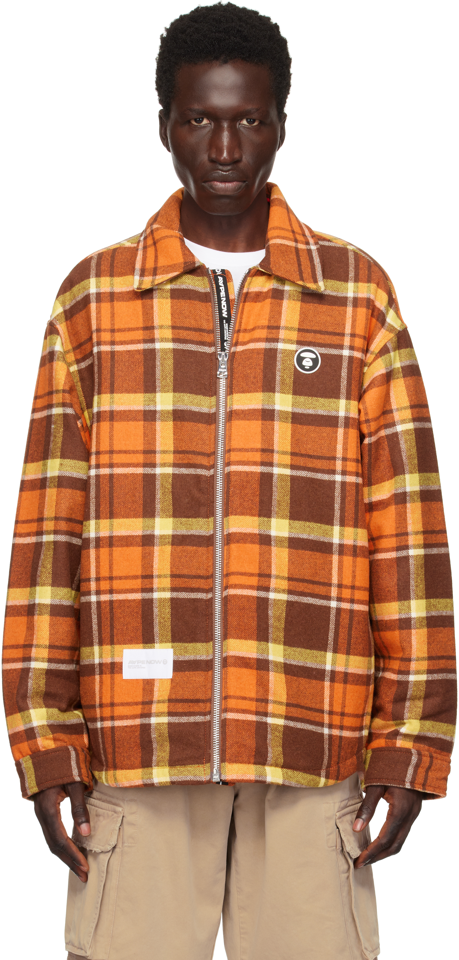 

Куртка «AAPE Now» оранжево-коричневого цвета AAPE by A Bathing Ape