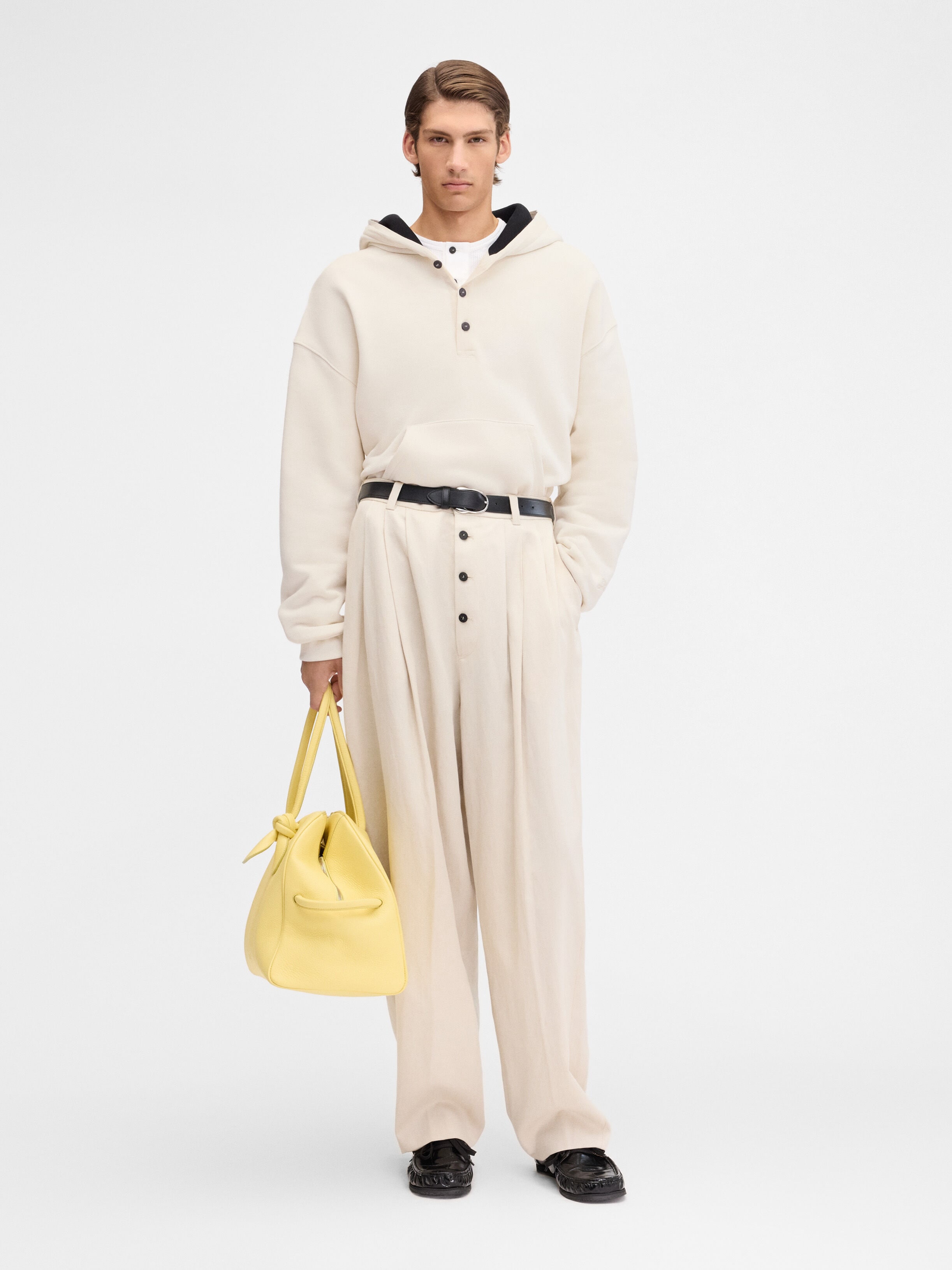 

Толстовка с капюшоном на пуговицах JACQUEMUS The Melao hoodie, цвет Multi-White