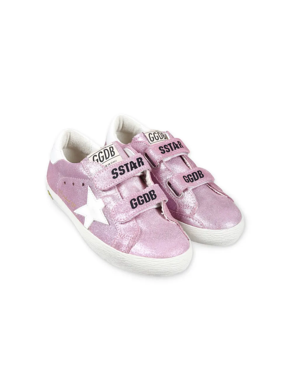 

Кеды Old School Golden Goose Kids, розовый