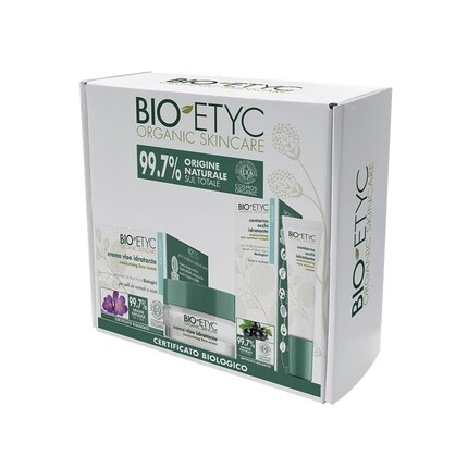 

Bio Etyc Organic Skincare Увлажняющая коробка для кожи с 99,7% натуральных ингредиентов - включает увлажняющий крем для лица 50 мл и крем для области вокруг глаз 15 мл Dermolab