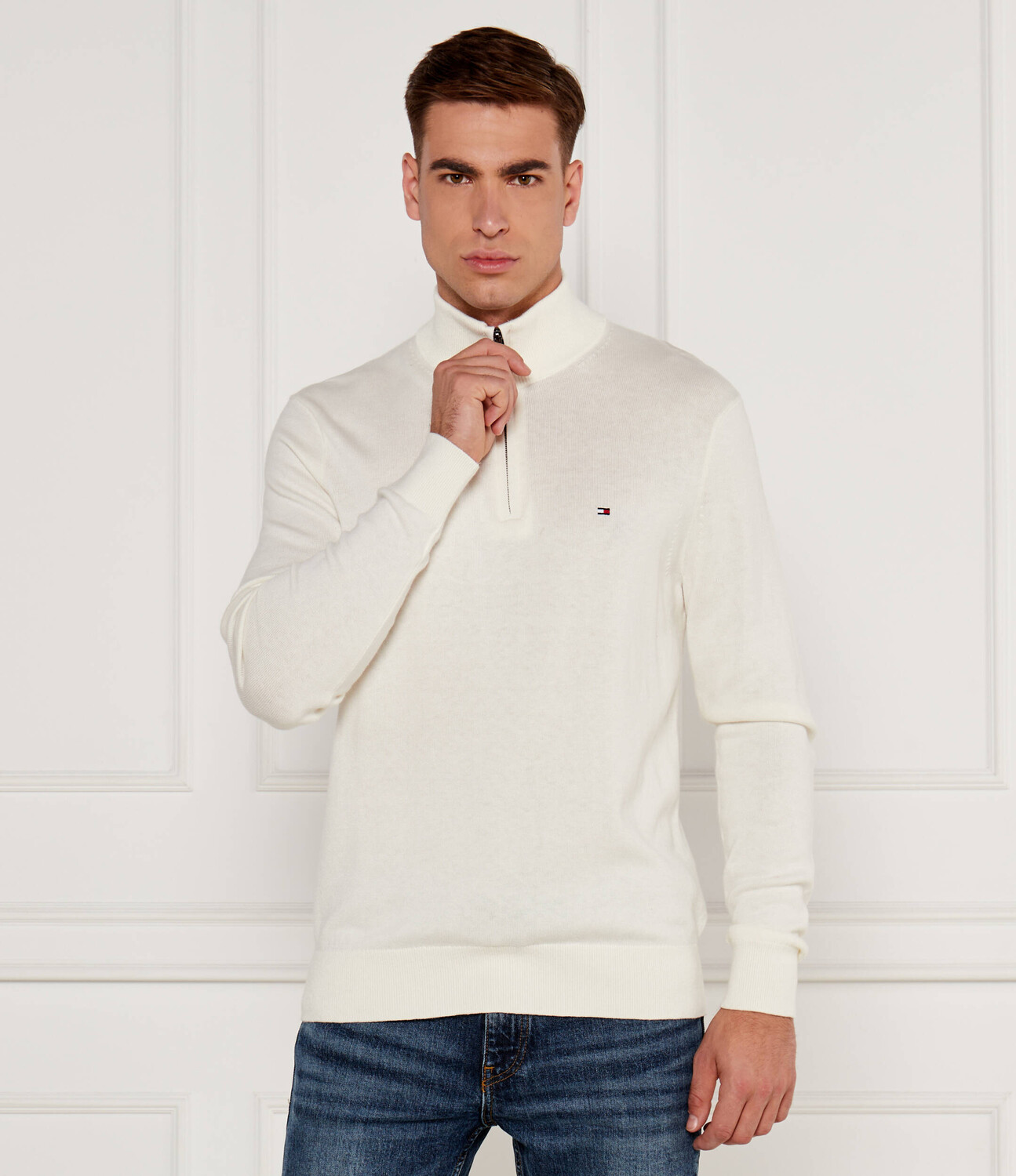 

Свитер Tommy Hilfiger Regular Fit, экрю