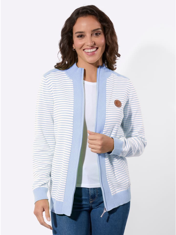 

Кардиган в светло-голубую и белую полоску WITT WEIDEN