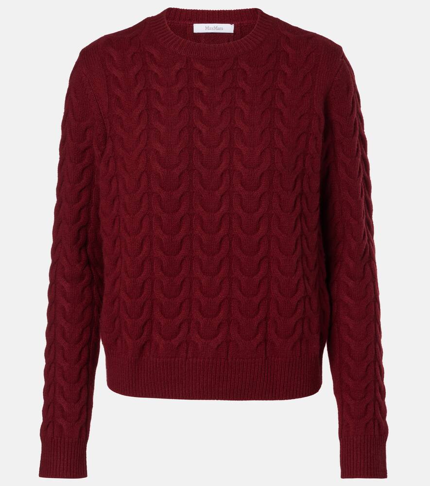 

Арамис свитер из кашемира с узором кос Max Mara, Lampone