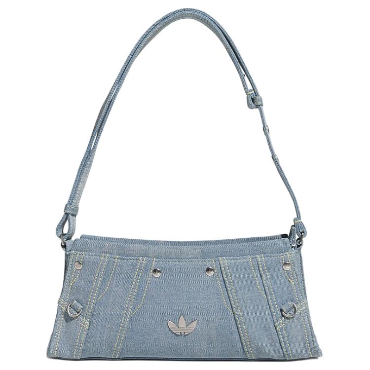 

Adidas Originals Полиэстеровая сумка женская джинсовая синяя, Denim Blue