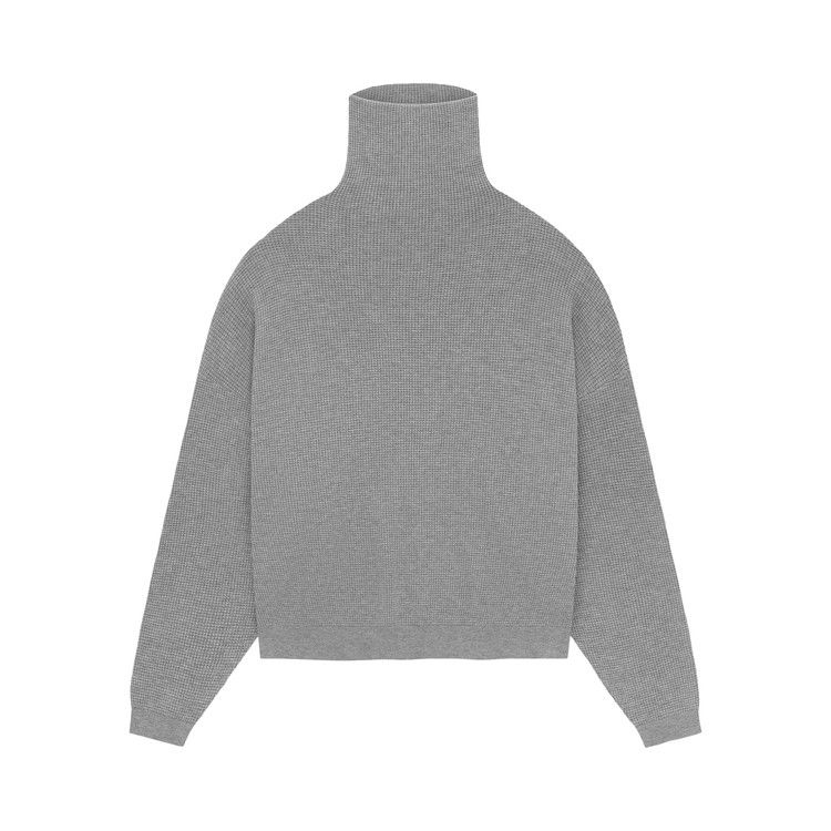 

Топ Fear of God Essentials Waffle Turtleneck, Dark Heather