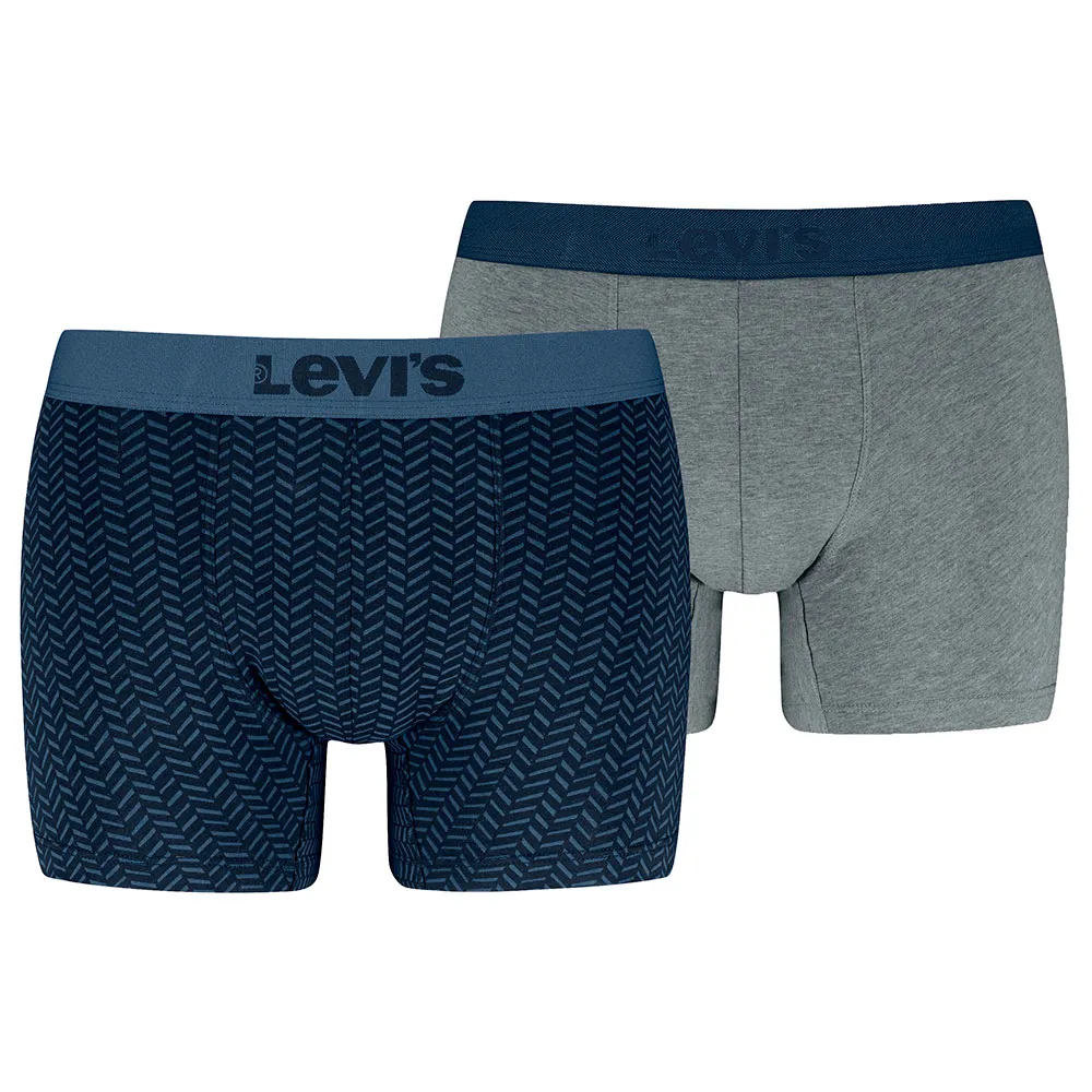 

Боксеры 2 шт Levi's Herringbone Aop boxers 2 units, синий