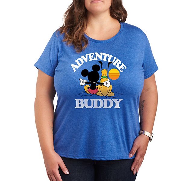 

Футболка с принтом Mickey Mouse и Pluto Disney, Heather Royal Blue, Синий, Футболка с принтом Mickey Mouse и Pluto Disney, Heather Royal Blue