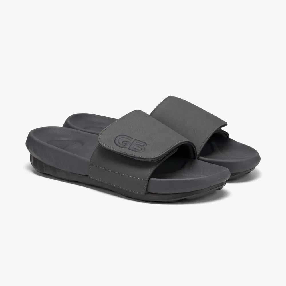 Мужские шлёпанцы GB Pro Slide Cement Grey от Goalstudio