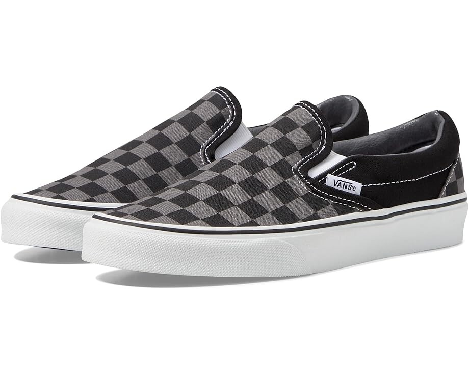 

Кроссовки Vans Classic Slip-On, цвет (Checkerboard) Black/Pewter