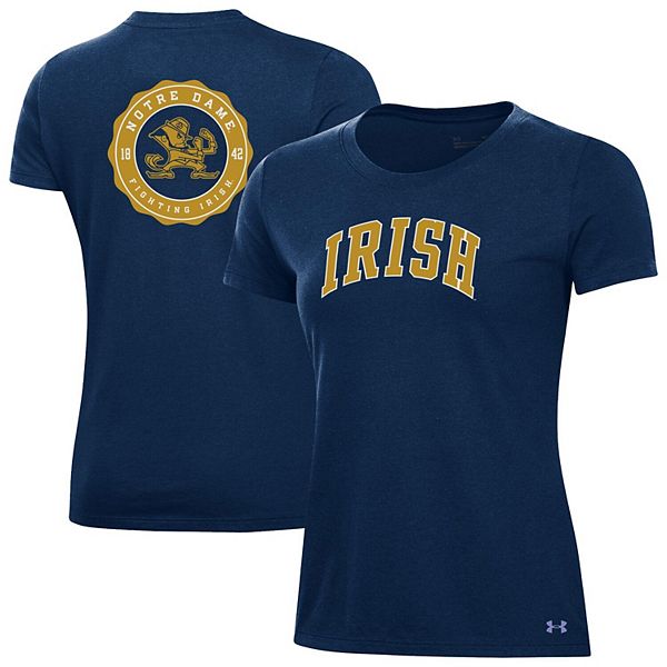 

Женская футболка Notre Dame Fighting Irish Essentials 2-Hit Performance Under Armour