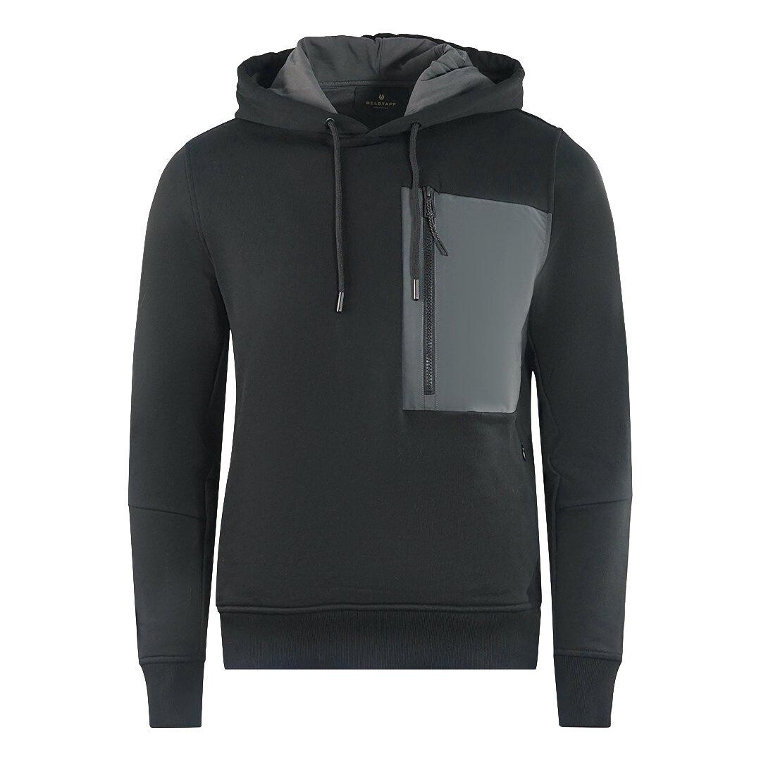 

Черный худи с капюшоном Raft Branded Hood Belstaff, черный