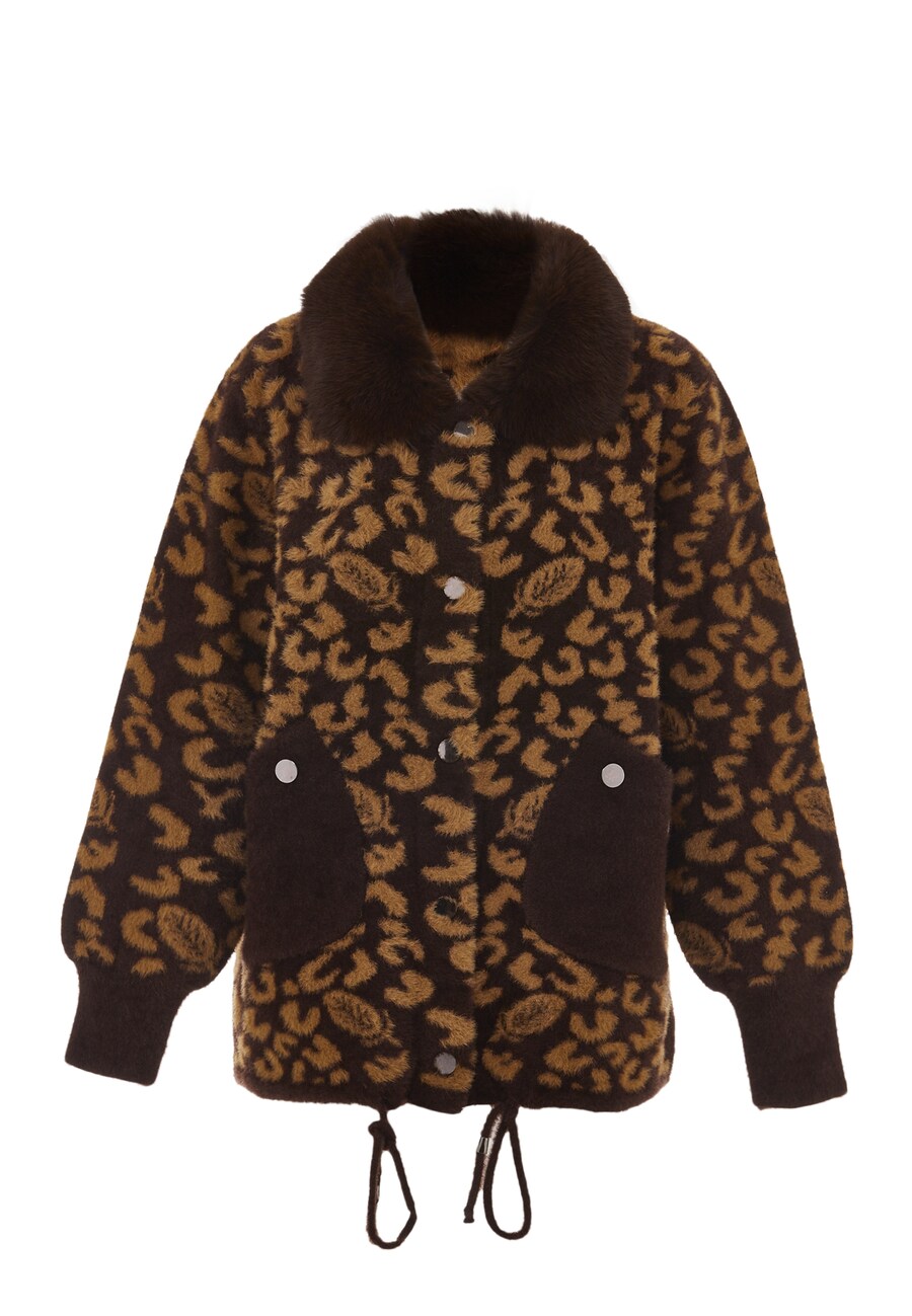 

Вязаный кардиган IMMY Knit Cardigan, цвет caramel/dark brown