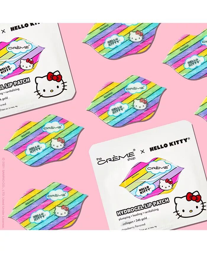 Гидрогелевые патчи для губ из коллекции Hello Kitty — со вкусом клубники The Crème Shop, цвет Strawberry Flavored — фото 4