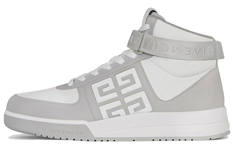 Кроссовки Givenchy G4 High, серо-белый