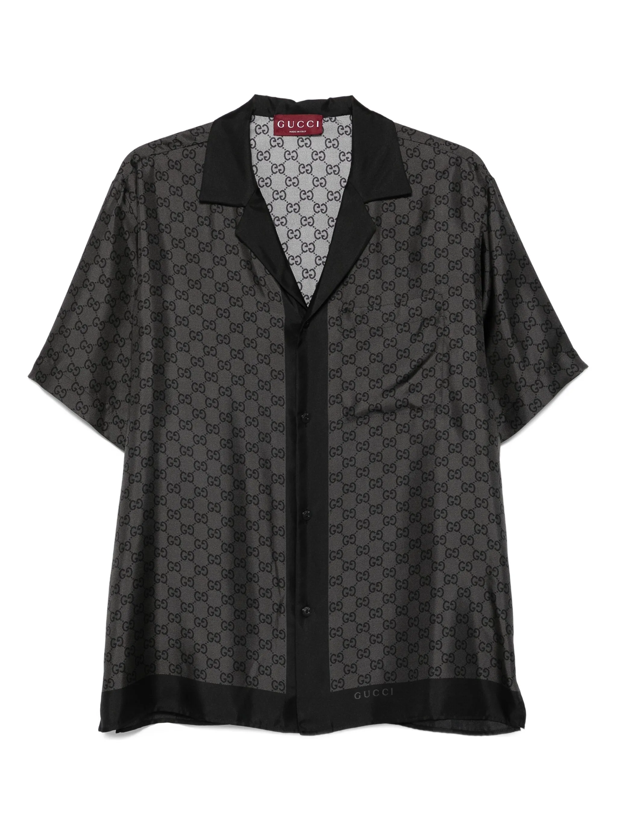 

Рубашка с узором GG Supreme Gucci, черный