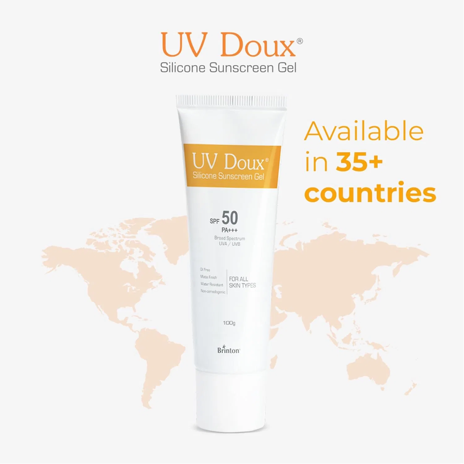Солнцезащитный гель «UVDoux Silicone» SPF 50 PA+++ от UV Doux Brinton — фото 4