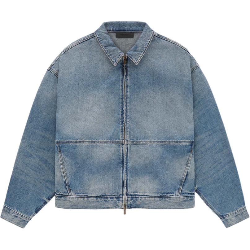 Куртка джинсовая Core Collection Fear Of God Essentials, средняя потертость — фото 2