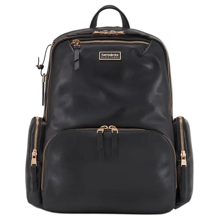 

Samsonite Кожаный рюкзак из коровьей кожи женский черный