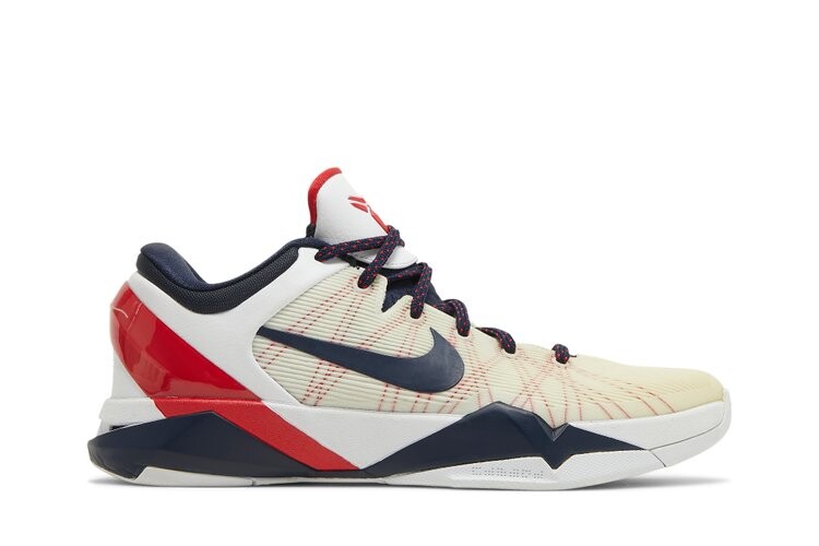 

Кроссовки Nike Zoom Kobe 7 System 'Olympic', белый, Белый;серый, Кроссовки Nike Zoom Kobe 7 System 'Olympic', белый