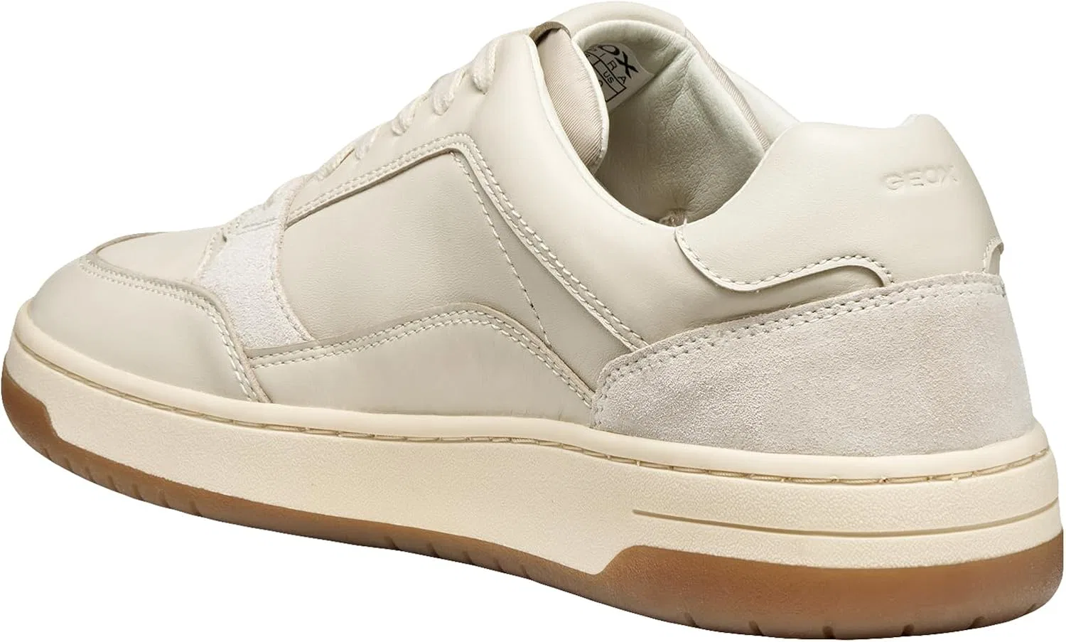 Кроссовки Geox Man U Sedral Court Papyrus/Beige 43_EU, White — фото 4