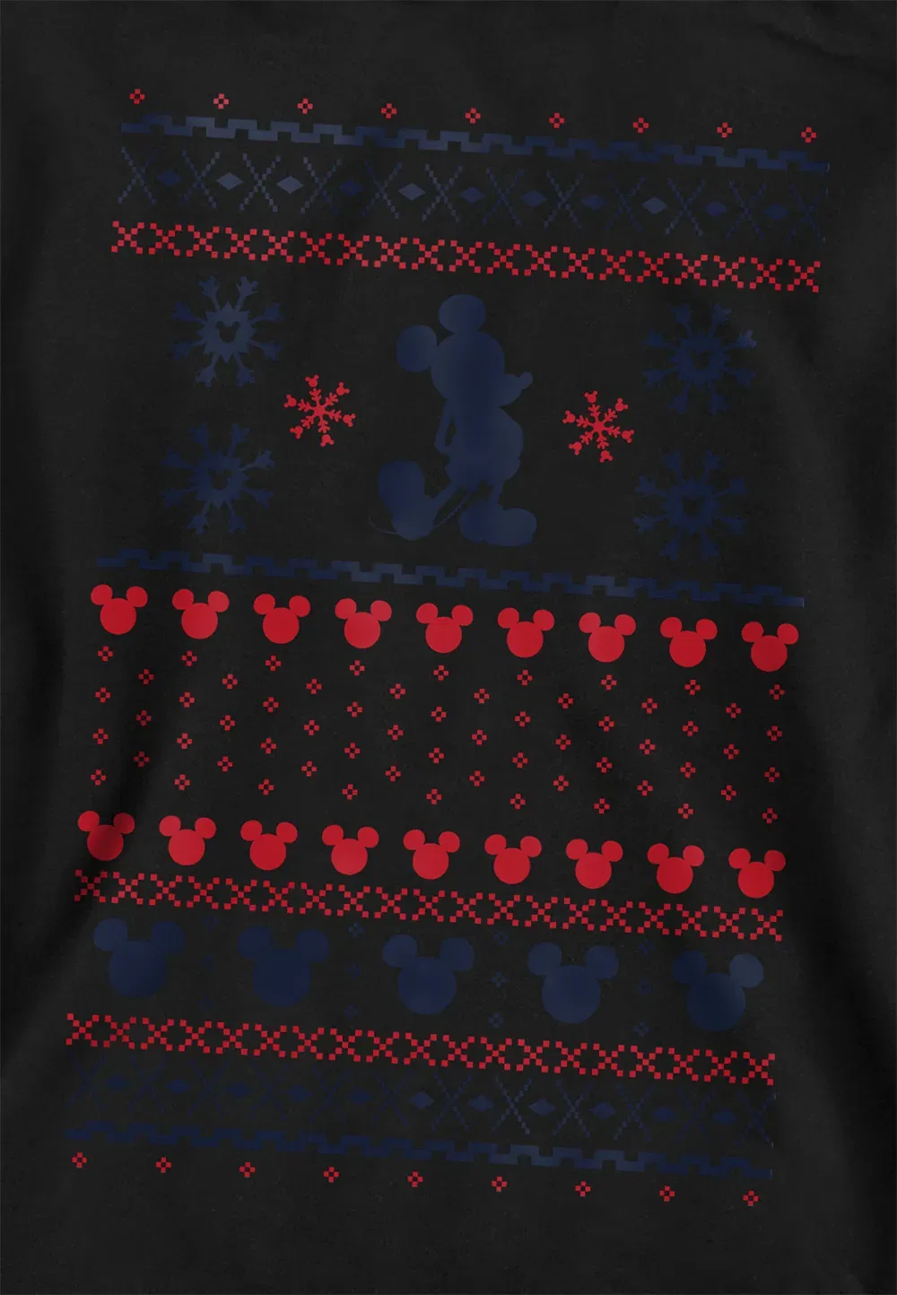 Детская худи Mickey Mouse Christmas, Disney, черный — фото 2