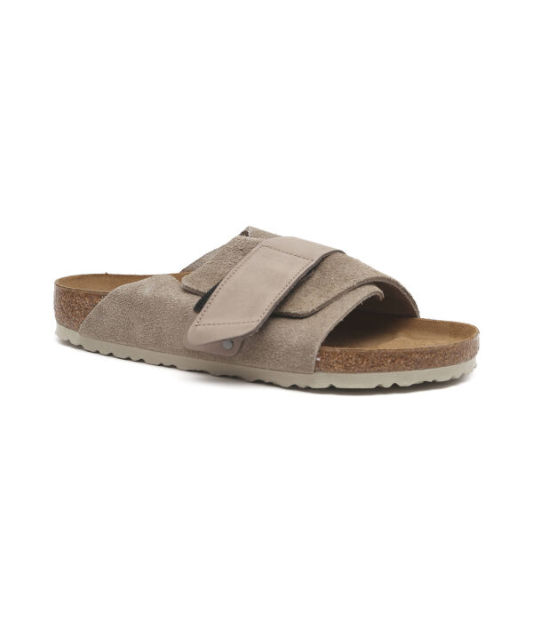 

Кожаные тапочки Киото Birkenstock, коричневый